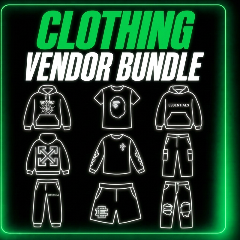 CLOTHING VENDOR BUNDLE